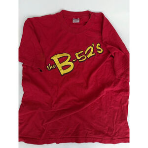 Vintage 90s B-52s Concert Tour T Shirt, Made in USA Men’s XL, Talking Heads Devo